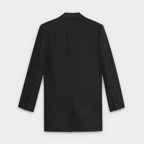 celine red flannel jacket|Celine luxury wool jacket.